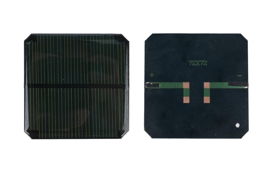 Солнечная панель 5V 70MA (72х72мм, мотор для игрушечных машинок DIY)