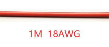 Силовой провод 1M 18AWG Красный