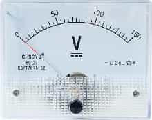 69C9-V DC Voltmeter Pointer Meter 0-150V Size:64*56mm