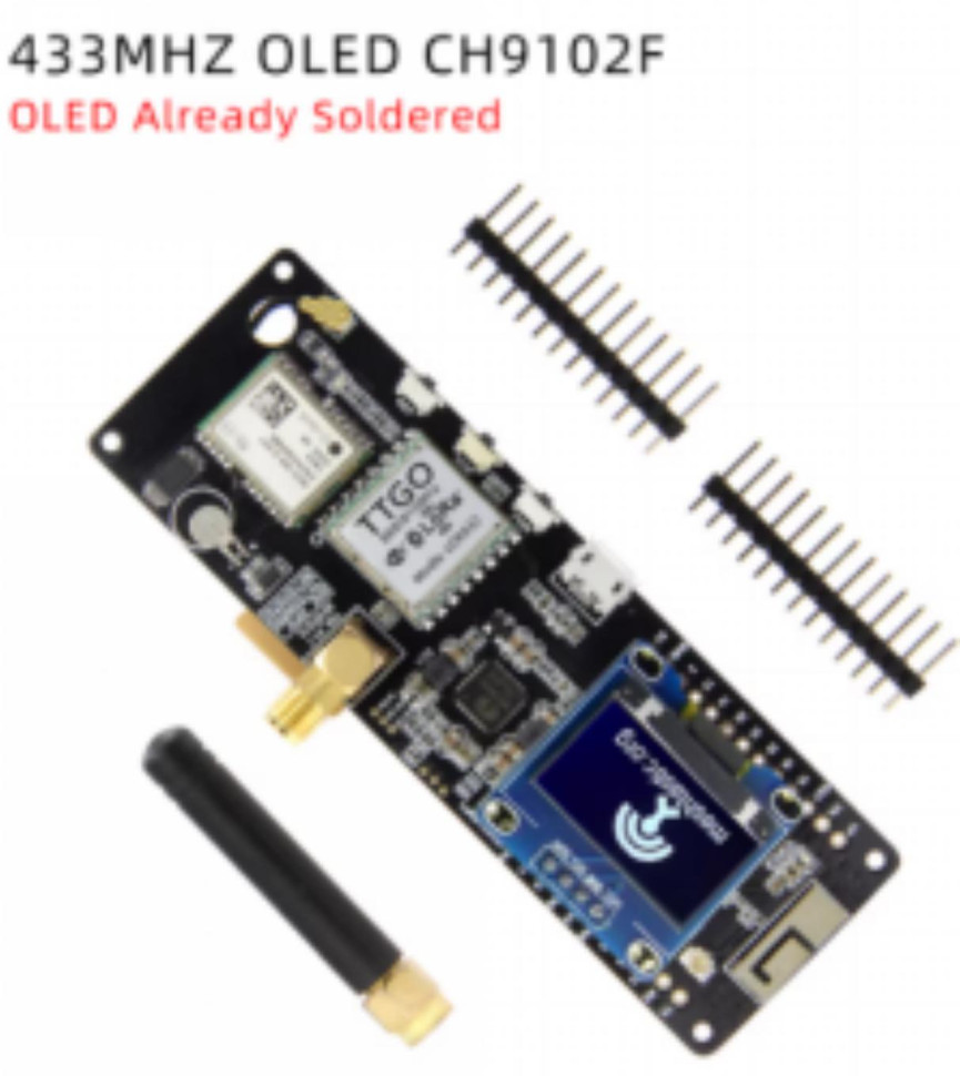 WiFi&Bluetooth 433Mhz OLED Already Soldered LILYGO Meshtastic T- Beam V1.2 ESP32 OLED CH9102F LoRaGPS AXP2101