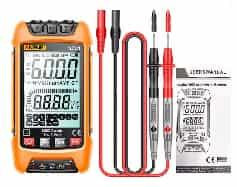 Yellow ANENG SZ01 (Without Battery) Digital Multimeter Transistor Smart Testers