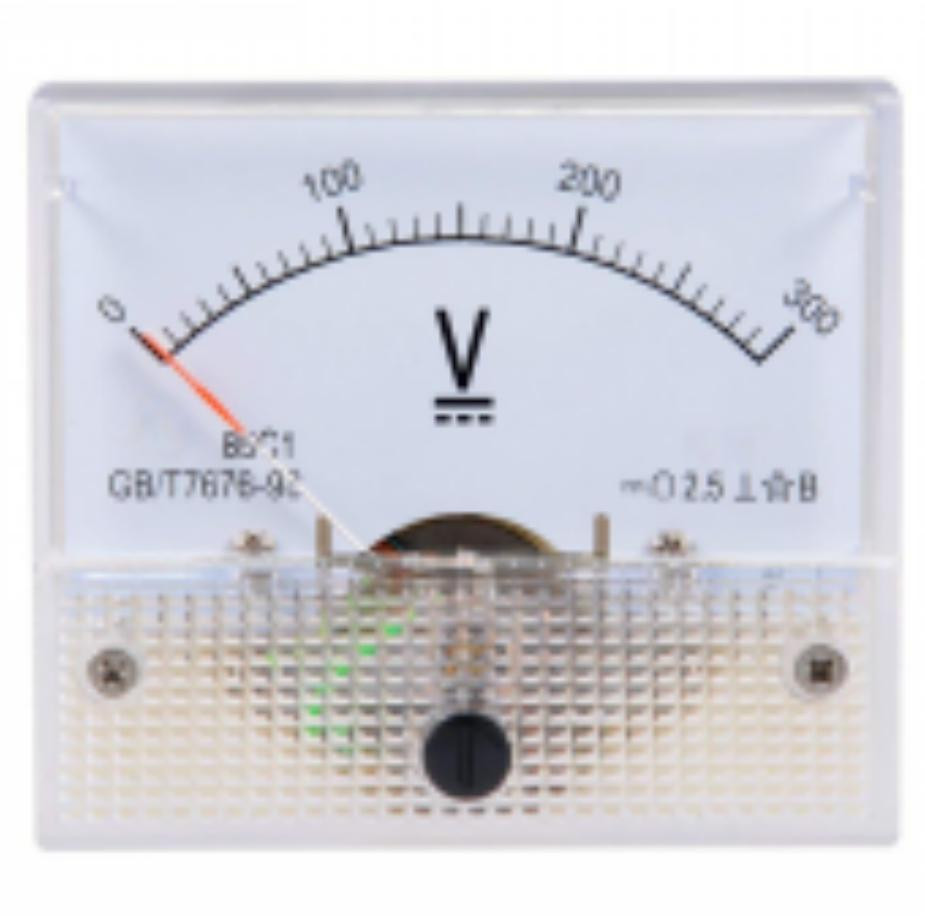 Voltmeter Mete 0-300V 85C1-V DC Pointer Size:64*56mm