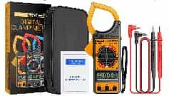 Multifunction Multimeter Yellow ANENG DT266 High Precision Clamp (With Battery)