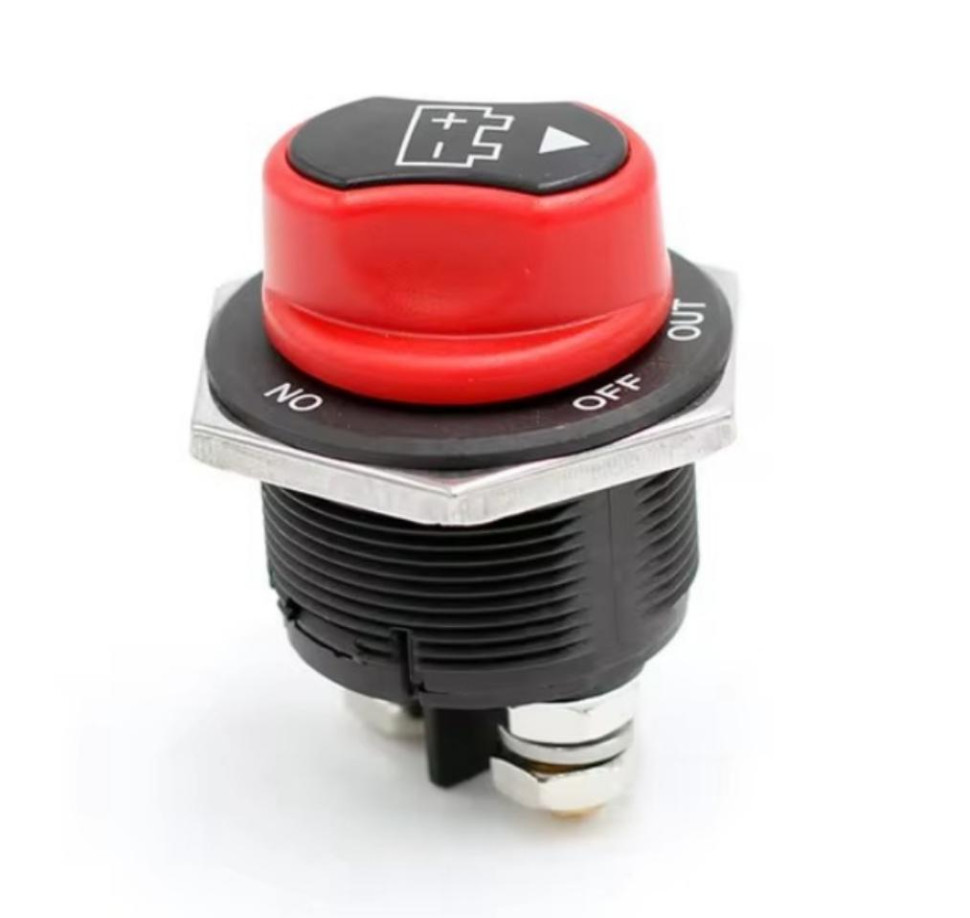 Selector Switch Black 200A Battery Isolator