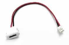 TYPE-C 2P гнездо зарядное PH2.0 100мм (белое)
