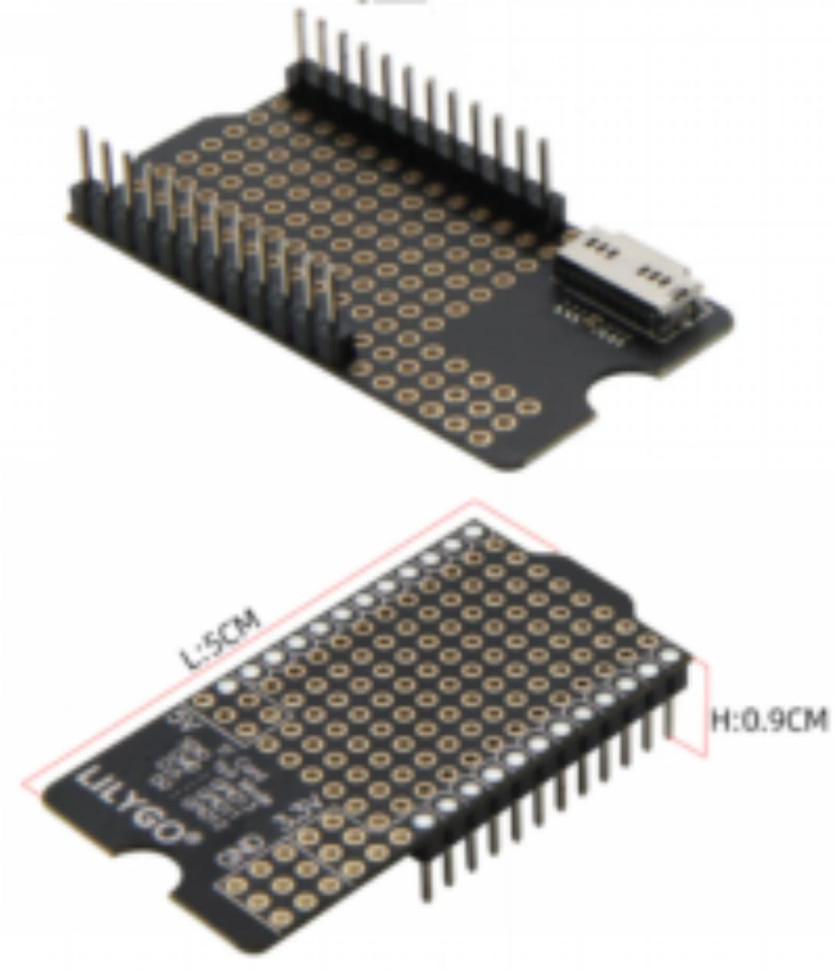 Shied TF Card MicroSD Expansion Board Male Suitable for LILYGO T- Display-S3 TF Card Card Function Pin Version