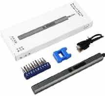 Набор прецизионных отверток 11 in 1 Procision electronic screwdriver set (со встроенным литий-ионным аккумулятором 350 мАч)