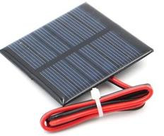 Капельная солнечная панель 3V 120MA (с кабелем 15см, 3В, 120мА, 55x55мм, для тестов зарядки телефона)