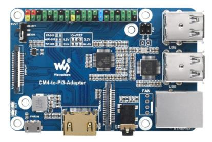 Плата-адаптер Waveshare CM4 для Pi3