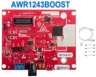 Плата расширения радара AWR1243BOOST (76-81 ГГц, MMIC)