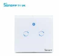 Sonoff T1  2 Channels Support 433mhz and Stop Production!! Touch Smart Switch WiFi Mobile Remote Control