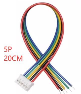 Односторонний штекерный разъем PH2.0мм 5P (провод 1007 26AWG, 20см)