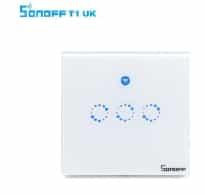 Sonoff T1  3 Channels Support 433mhz and Stop Production!! Touch Smart Switch WiFi Mobile Remote Control