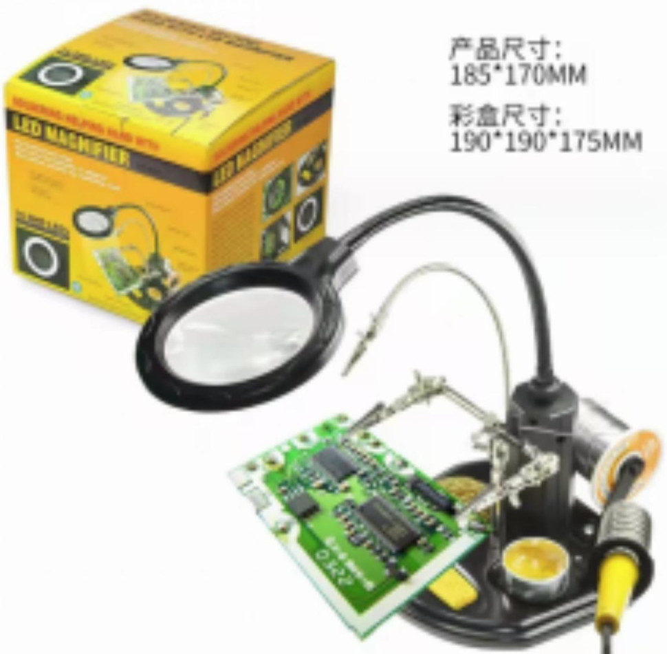 Auxiliary Clip LED TE-802 Servicing Magnifier