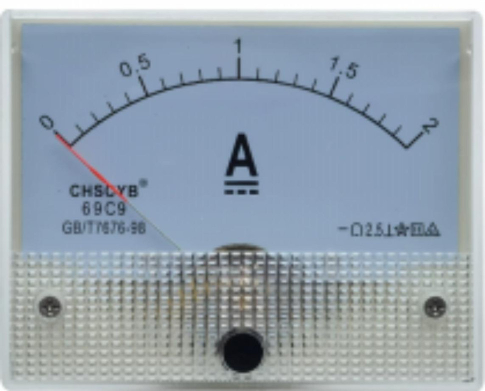 69C9-V DC Ammeter Size:80*64mm 0-2A