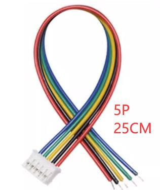 Односторонний штекерный разъем PH2.0мм 5P (провод 1007 26AWG, 25см)