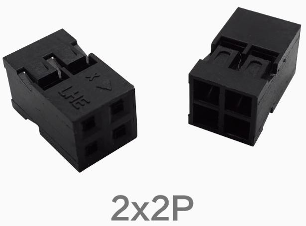 Dupont Housing 2*2P Double Row 2.0MM Connector