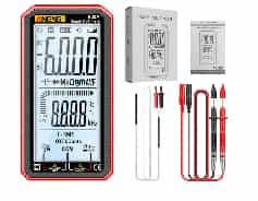 Red ANENG 620A 6000 Counts Digital Smart (With Battery) Multimeter
