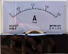 Analog Panel Pointer 44L1-A AC Ammeter Size:100mmx80mm Ammeter Direct 2A