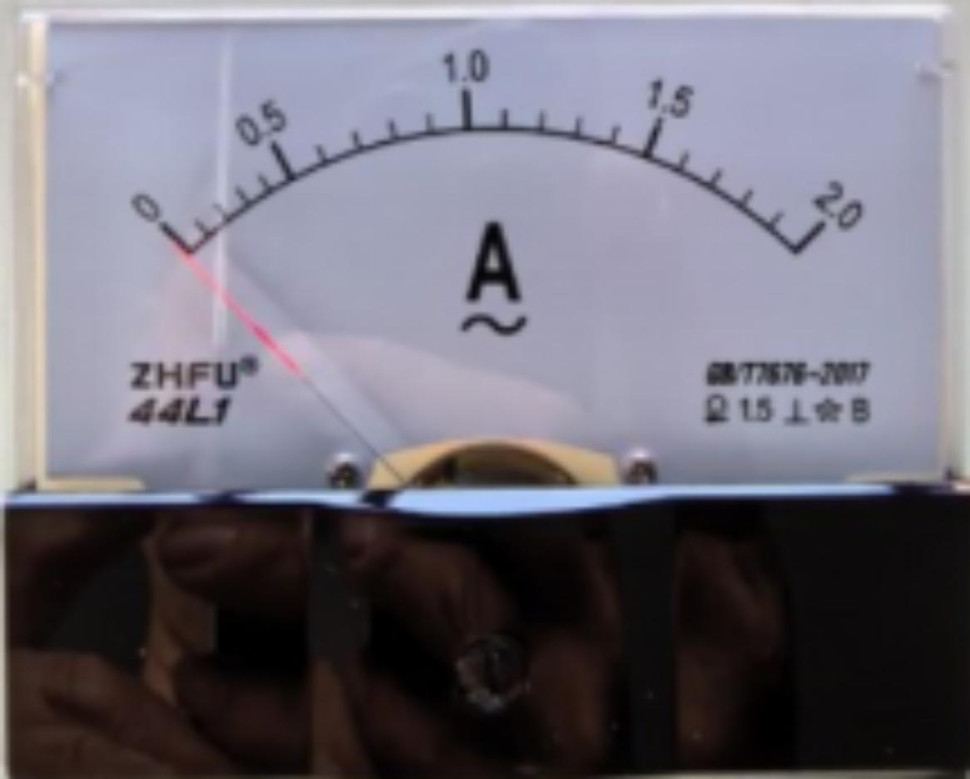 Analog Panel Pointer 44L1-A AC Ammeter Size:100mmx80mm Ammeter Direct 2A