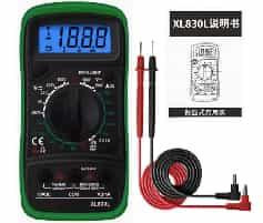 Портативный мультиметр XL830L (зеленый, без батареи, цветная коробка)