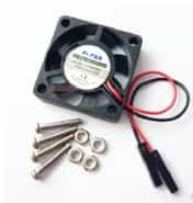 Вентилятор PI-Fan 3007 (5В DC, 0.2А, черный, 2x1pin, размер 30x30x7мм)