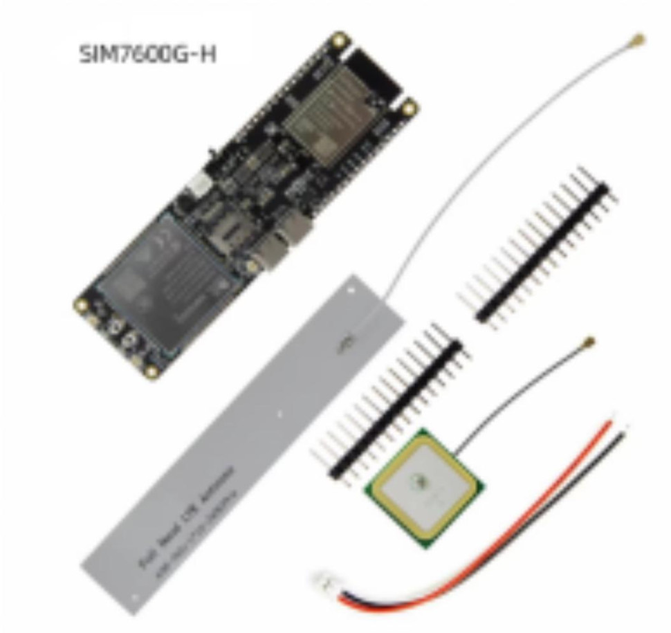 Unsoldered LILYGO T- SIM7600G-H  R2 16MB WiFi Bluetooth 18560 Board 4G LTE CAT4 USB Dongle MCU32 Battery Holder