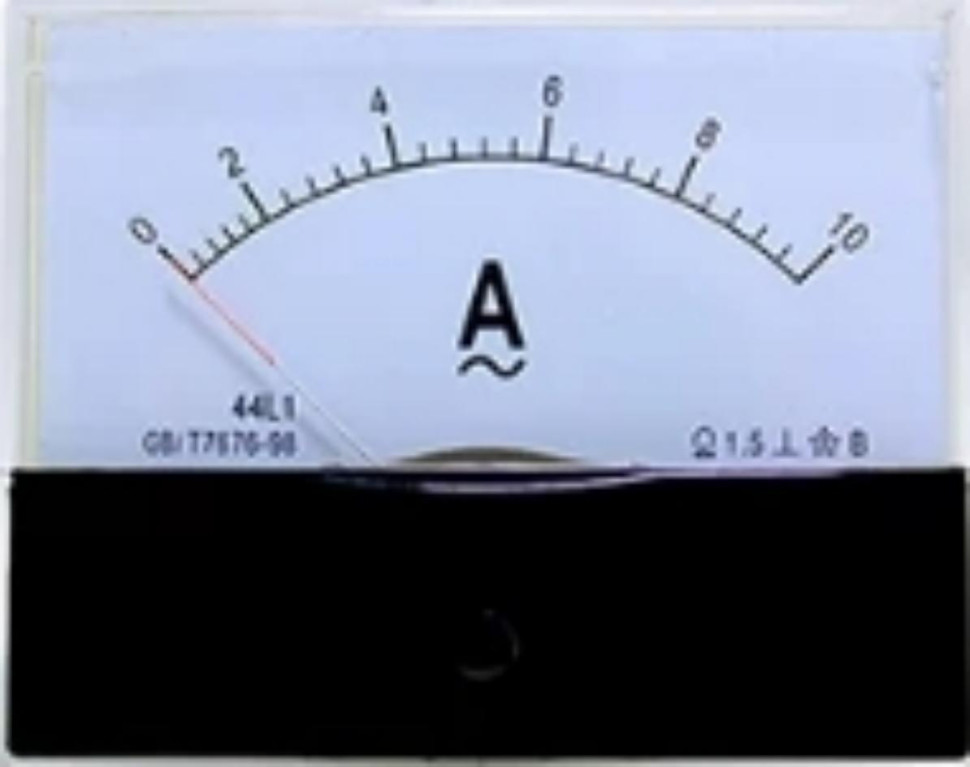 Analog Panel Pointer 44L1-A AC Ammeter Ammeter Direct 10A Size:100mmx80mm