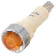 Светодиодный индикатор NHC (AC220В, малый корпус, LED, желтый)