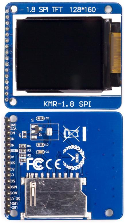 ДисплейTFT SPI 1.8" 128*160, ILI9163
