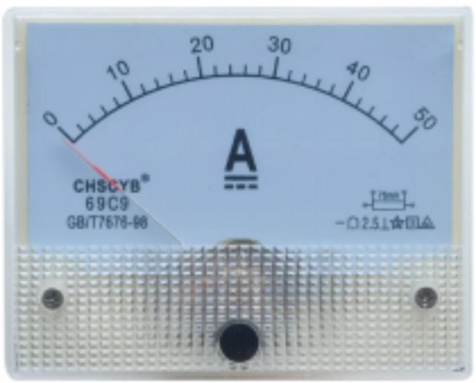 69C9-V DC Ammeter Size:80*64mm 0-50A