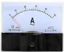 Analog Panel Pointer 44L1-A AC Ammeter Ammeter Direct 50A Size:100mmx80mm