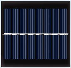Капельная солнечная панель 4V 140MA (поликристаллическая, 4В, 140мА, 70x70мм)
