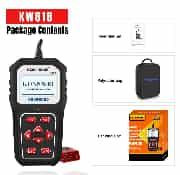 OBD2 Scanner Battery KONNWEI KW818 Car Tester