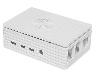 Injection Molding Case Supporting 3007 Fans Stop Production!! Raspberry 4B White