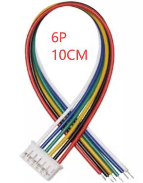 Односторонний штекерный разъем PH2.0мм 6P (провод 1007 26AWG, 10см)