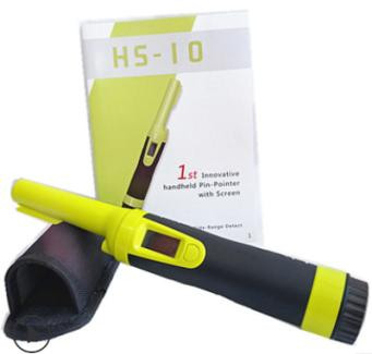 Пинпоинтер металлодетектор HS-10 (зеленый, водозащита, с дисплеем, без батареи)