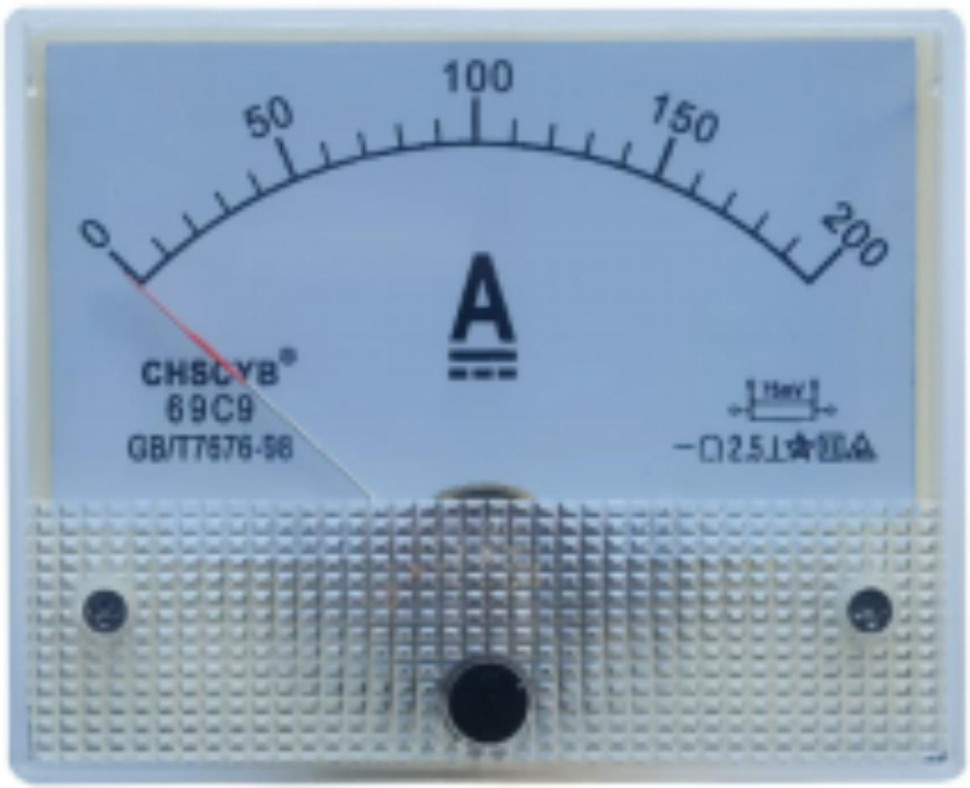 69C9-V DC Ammeter Size:80*64mm 0-200A
