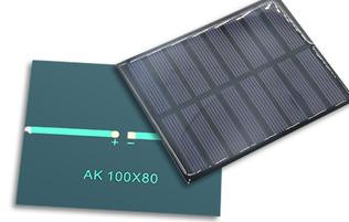 Капельная солнечная панель 4V 260MA (поликристаллическая, 4В, 260мА, 100x80мм)