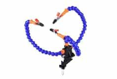 PCB Welding Flexible Blue Multifunctional (3 Holes 3 Arms) Arms