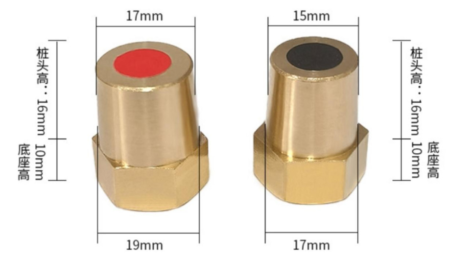 1 Pair Battery Terminal Terminal Reducer M10 Adapter Battery