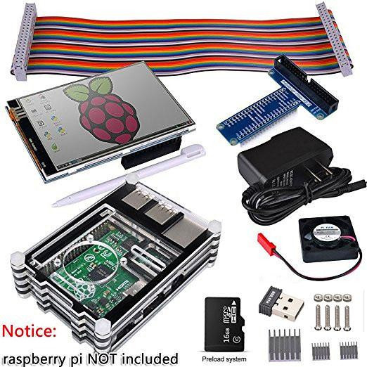 Набор Kit V8 с одноплатным компютером Raspberry Pi 3 (US вилка, картонная коробка)