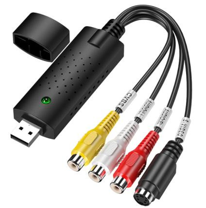 Адаптер захвата видео USB 2.0 (VHS в DVD, для Win7/8/XP/Vista)