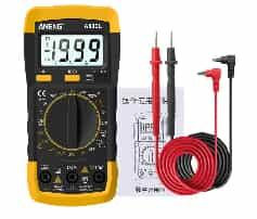Smart Digital Multimeter (Without Battery,Bubble Yellow-Grey ANENG A830L Profesional Bag)