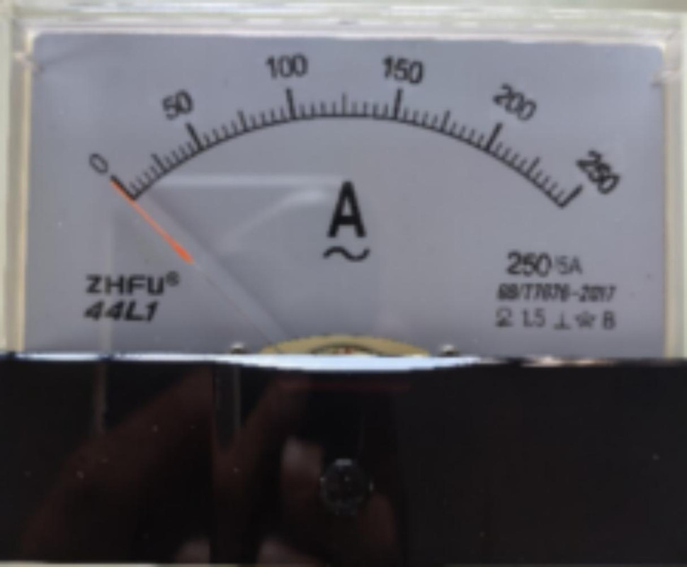 Note: The 250A meter above needs to be used with a CT! Analog Panel Pointer 44L1-A AC Ammeter Size:100mmx80mm Ammeter 250/5A