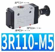 Pneumatic Solenoid Air Valve Push-Pull Valve Hand Valve 3R110-M5