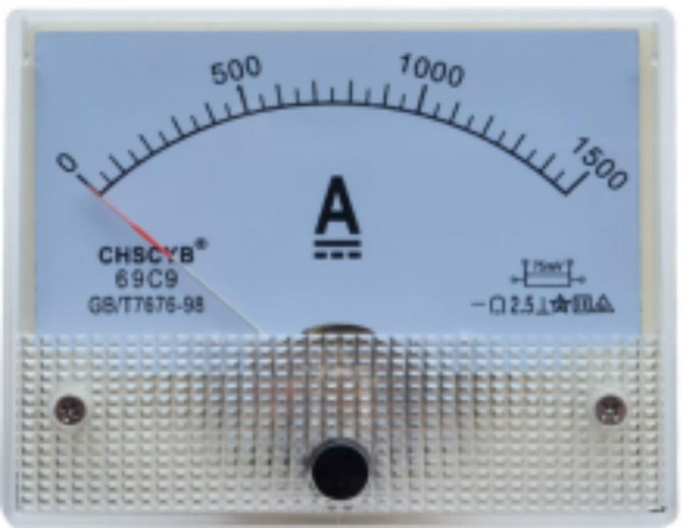 69C9-V DC Ammeter Size:80*64mm 0-1500A