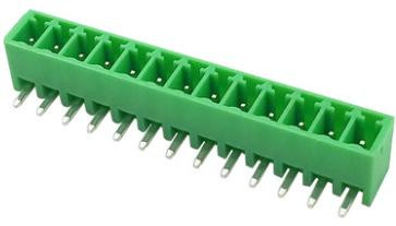 Зеленые клеммные колодки KF2EDGR-13P (изогнутые, 3.5 мм, 13P, PCB)