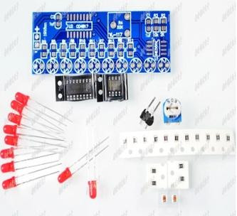 DIY набор для сборки модуля бегущие огни NE555/CD4017