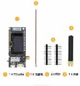 Module SMA Paxcounter ESP32 OLED 0.96inch Unsoldered LILYGO TTGO LoRa32 V2.1 Blue WIFI Wireless 915MHz